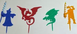 Fantasy Birthday Cake Toppers