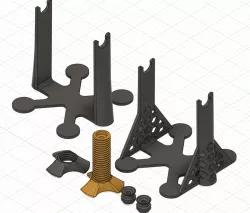 Filament spool holder for 0.25 kg to 4.0 kg spools / Filamentspulenhalter für 0,25 kg bis 4,0 kg Spulen