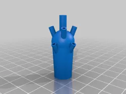 Fountain head for solar pond pump with 1cm fitting