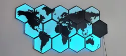 Hexagon World Map