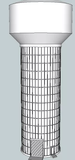 HO Scale Composite Water Tower