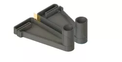 Kitchen towel holder bracket