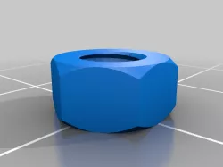 M4 Nut 5-thread outer diameter