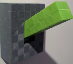 Minecraft lever switch cover (AUS) (Up=ON)