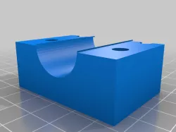 MTB handlebar cutting jig for 22mm diameter bars