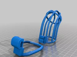 My Customized [18+ NSFW] Parametric Chastity Cage