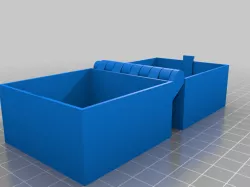 My Customized Hinged Box With Latch, Somewhat Parametric and Printable In One Piece