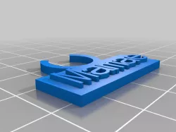My Customized Parametric Named Wine Charm