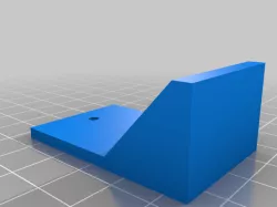 Narrow clamp mount for IKEA Anfallare desk