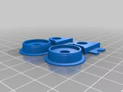 O gauge wagon wheels (for make&create wooden dowels)