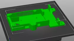 Raspberry Pi 5 inch touchscreen ender 6 mount octoprint octodash
