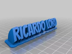 RICARDO LORD LINE NAME PLATE