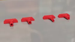 Triangular Universal Key for Water and Gas Meter Boxes