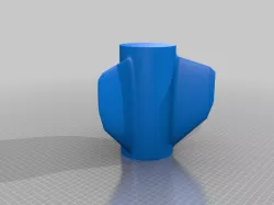  Universal Model Rocket Fin Can Trimmed