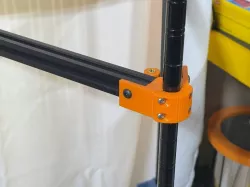 2020 Extrusion to 16mm post - 60deg Bracket
