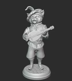 Bard Cat miniature
