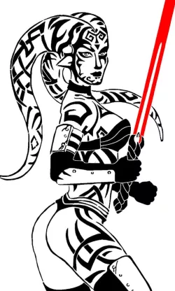 Darth Talon stencil 3