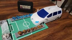 Dungeons & Daddies Odyssey-San Dice Tower and Soccer Field Tray