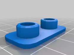 Duplo train track links 2x1