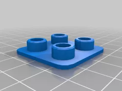 Duplo train track links 2x2