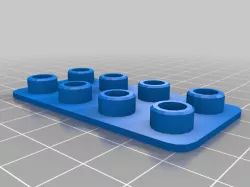 Duplo train track links 2x4