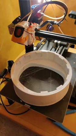 Ender 3 V2 tool-less hot end shroud replacement PETG (V1)