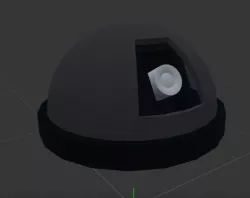 Fake camera with LED space!