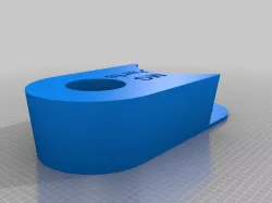 Focus Jam Right Axle Washer with additional hole for trailer hitch