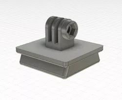 GoPro Mount ingrated with Tripod Basis 