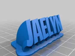 jaelyn_3dtext