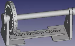 Jefferson Cipher stand
