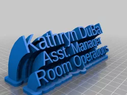 KD Nametag