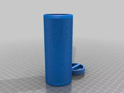 Knurled Flush Screw Lid Container - tall