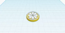 Lemon Slice earring charm