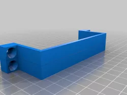 MeanWell 5v10a Power Supply Mount (parametric)