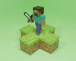 Minecraft Steve Figure