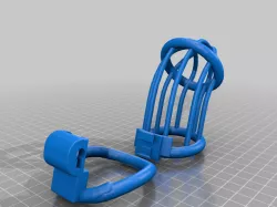 My Customized [18+ NSFW] Parametric Chastity Cage