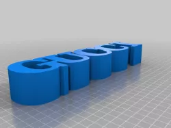 My Customized 5 Letters in a Row