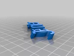 My Customized iamburny's v2  Text - Name Keyring / Keyfob