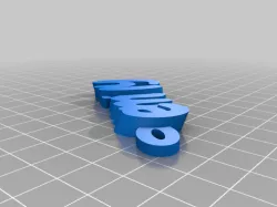 My Customized iamburny's v2  Text - Name Keyring / Keyfob