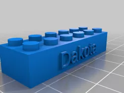 My Customized LEGO compatible Text Bricks