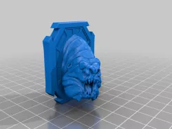 Rancor Head Trophy Mount