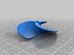  RC Boat Propeller (, defaults for 50mm, M4 nut)