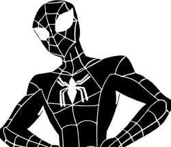 Spectacular Spider-Man stencil