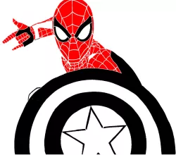 Spiderman stencil 20