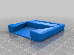 Strap, backback or belt buckle, 50 mm, no support, 3D printer optimized
