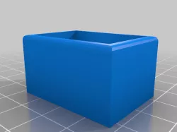 tampa externa metalon 20x30 ( Rectangular Insert for tube )