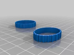 Tank Tracks for Matchbox Model No. 18 - Case Tractor