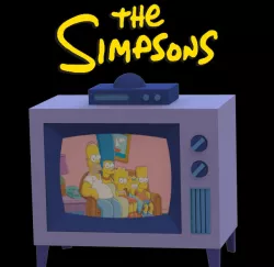The Original Simpsons TV (Remix - more stable and with screws)