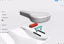 Turbo Bicycle Saddle LED Rear Light Clamp